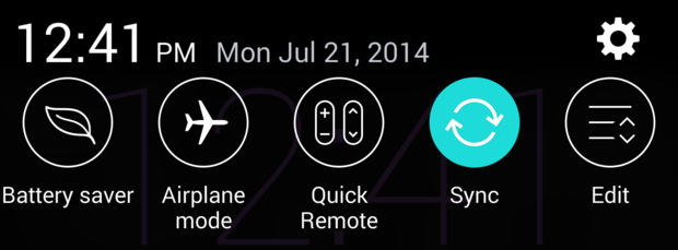 Thay đổi Quick Settings