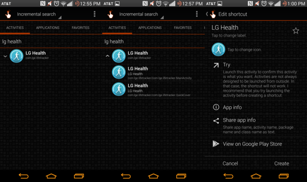 Tạo icon cho LG Health