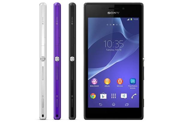 Xperia M2 có thiết kế giống các sản phẩm cao cấp của Sony