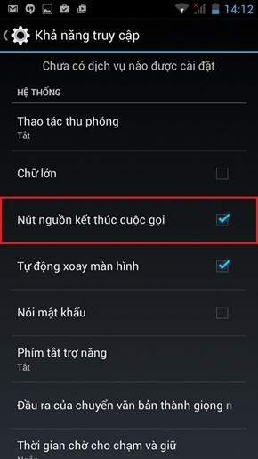 Chọn Nút nguồn kết thúc cuộc gọi.