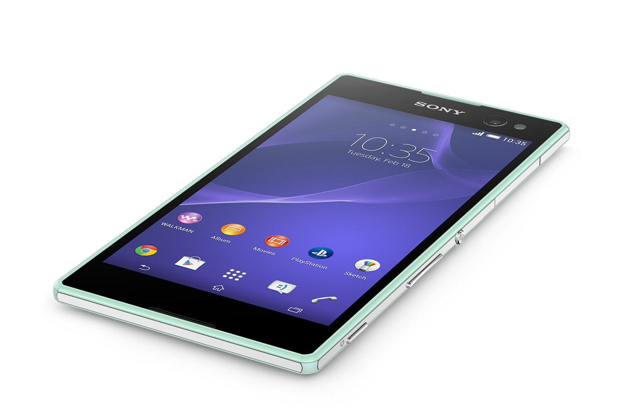 Thiết kế Sony Xperia C3 Dual