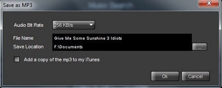 tự chuyển đổi định dạng từ file video sang file MP3