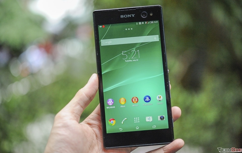 Màn hình của Sony Xperia C3 Dual