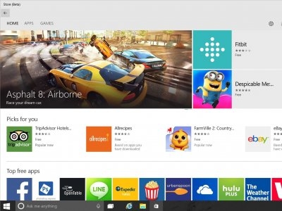 Windows Store sẽ có nhiều ứng dụng hơn cho các loại thiết bị.
