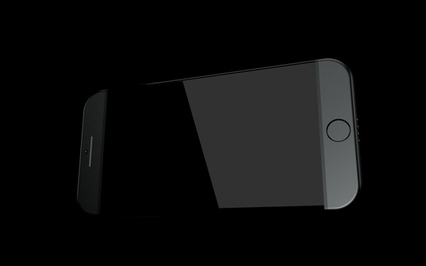 Mặt trước của chiếc iPhone 7 Edge