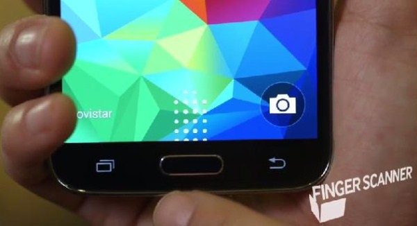 Cảm biến vân tay trên Galaxy S5