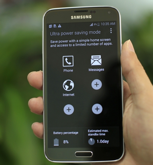 Che do tiet kiem pin tren Galaxy S5