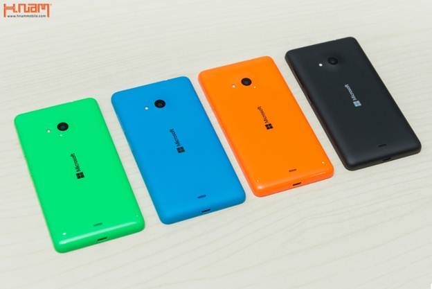 Lumia 535 có rất nhiều tùy chọn màu sắc khác nhau