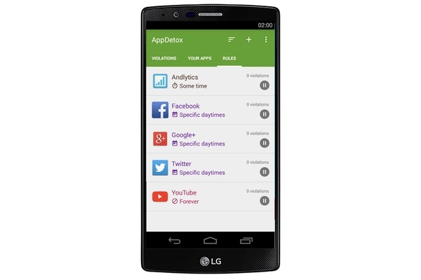 ứng dụng AppDetox