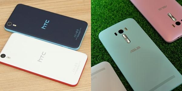 HTC Desire Eye và Asus Zenfone Selfie