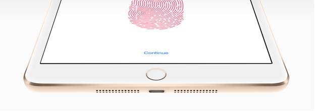 Cảm biến vân tay Touch ID vượt trội của iPad Mini 3