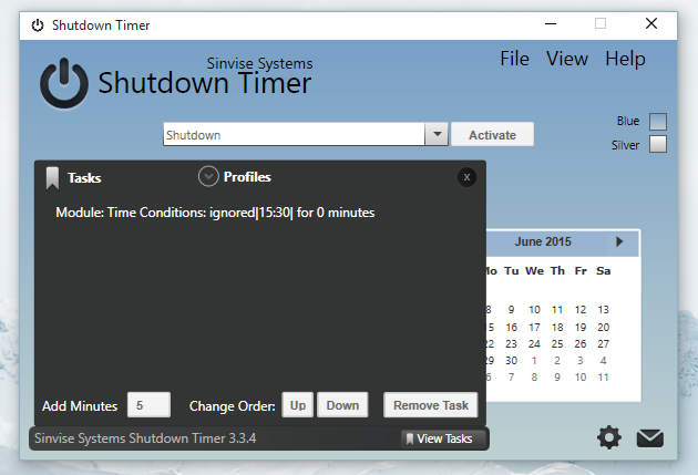 Shutdown Timer