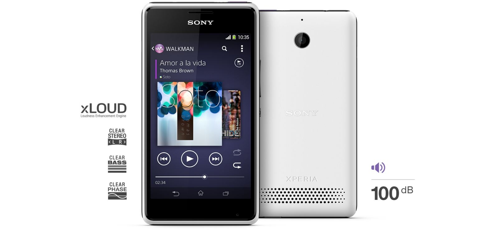 Tận hưởng khả năng nghe nhạc từ thương hiệu Walkman nổi tiếng trên Sony Xperia E1!