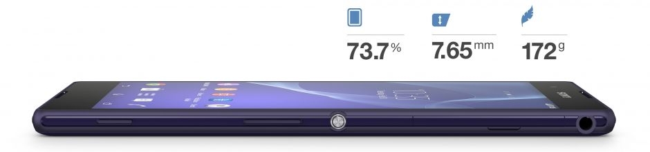 Thiết kế tinh tế, sang trọng nhưng vẫn không thiếu mạnh mẽ của Sony Xperia T2 Ultra Dual