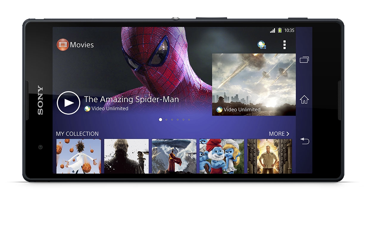 Màn hình 6 inch độ phân giải HD thế hệ mới trên Sony Xperia T2 Ultra Dual
