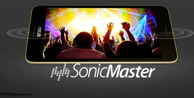 Âm thanh sống động nhờ hệ thống loa kép và công nghệ SonicMaster