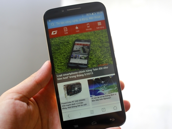 trên tay smartphone TCL M2U