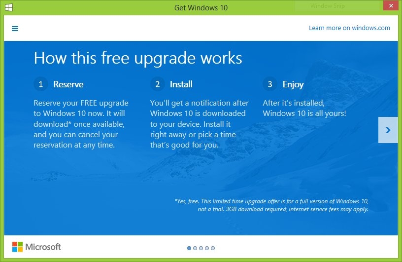 cách gỡ biểu tượng Get Windows 10