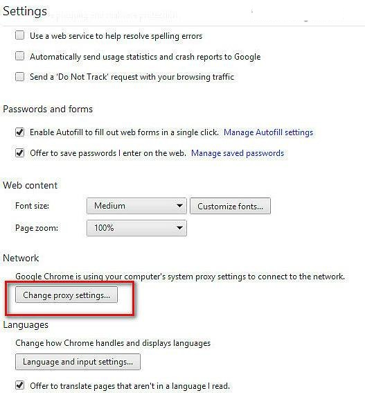 Khôi phục lại chế độ mặc định trên Chrome
