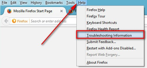Khôi phục lại chế độ mặc định trên trình duyệt FireFox
