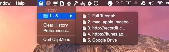 Copy/Paste trở nên nhanh gọn với Clip Menu