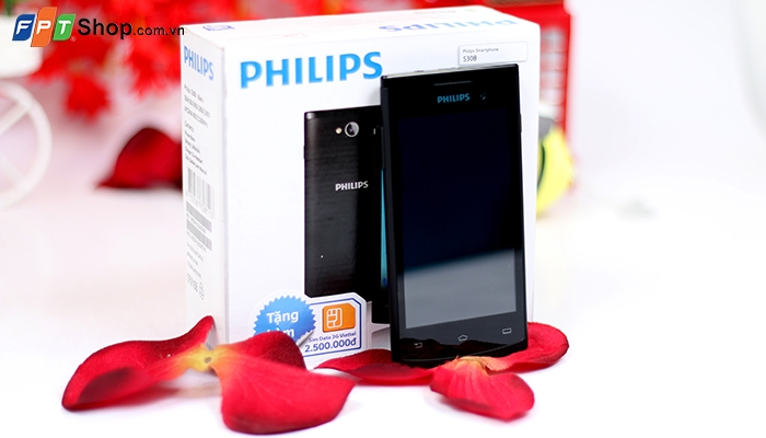 Cấu hình phần cứng mạnh mẽ qua vi xử lý lõi kép trên Philips S308