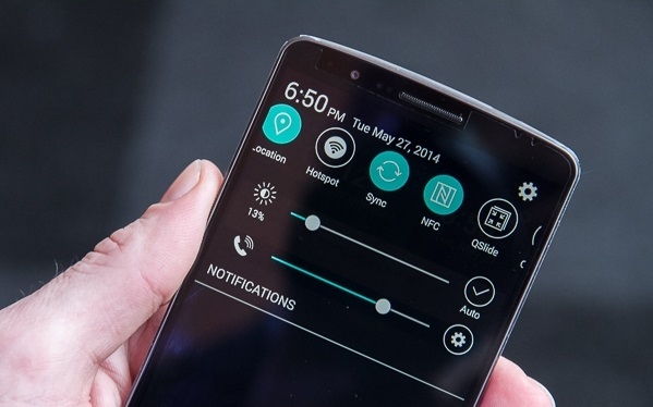 Điều chỉnh độ sáng màn hình phù hợp để tiết kiệm pin cho LG G3