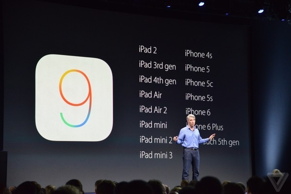 Hình ảnh trong buổi công bố iOS 9