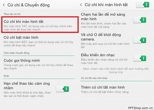 Giao diện Oppo Neo 5