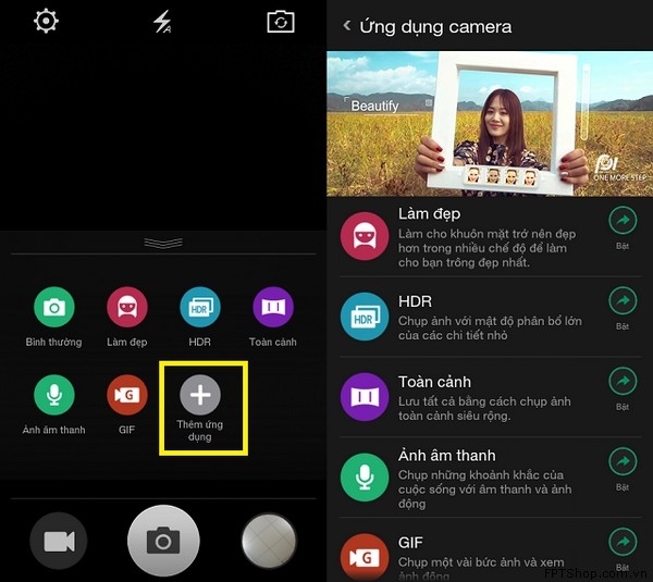 Camera Oppo Neo 5