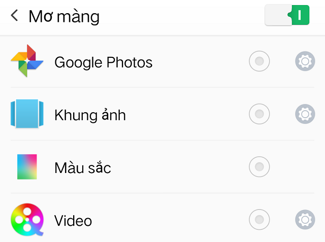 Chế độ màn hình nghỉ