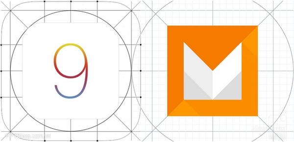 iOS 9 và Android