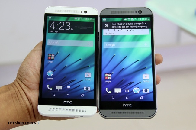 One E8 Dual Sim sở hữu thiết kế đặc trưng của M8