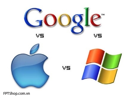 Google với Apple và Microsoft
