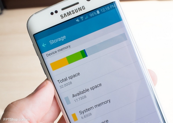 Galaxy S6 có nhiều tùy chọn về bộ nhớ trong