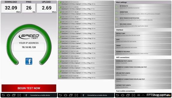 Internet Speed Test Light