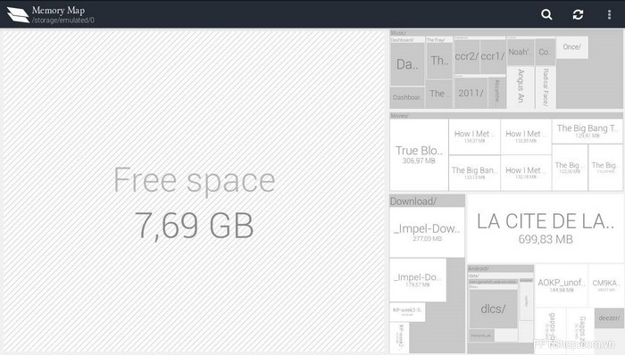 Memory Map — Disk Cleaner