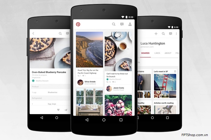 Ứng dụng Pinterest