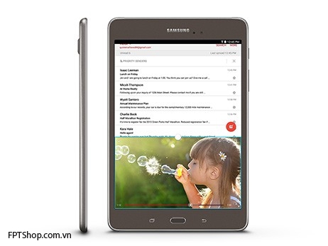 hoạt động nhiều cửa sổ trên Galaxy Tab A 8.0 inch