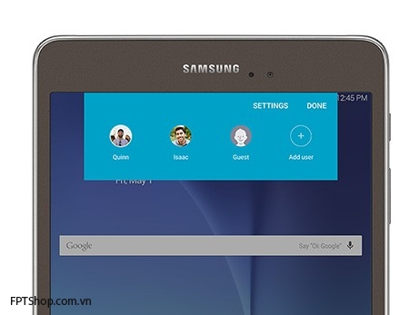 máy tính bảng Galaxy Tab A 8.0 sẽ giúp bạn khả năng cài đặt