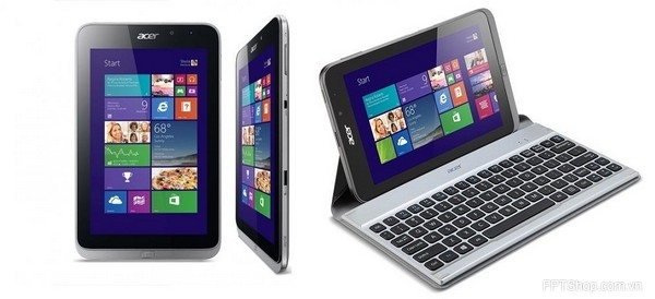 Thiết kế liền khối chắc chắn, sang trọng với Acer W4