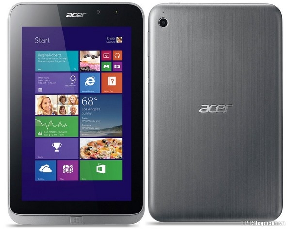 Thiết kế liền khối chắc chắn, sang trọng với Acer W4