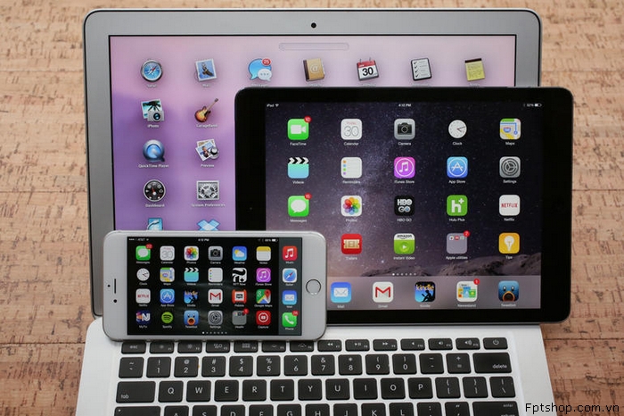 iPhone, iPad và MacBook
