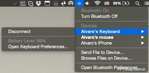 Sử dụng Bluetooth