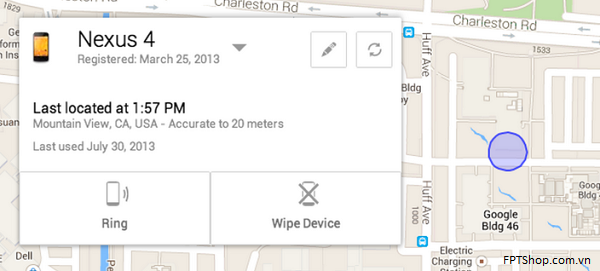 Ứng dụng Android Device Manager