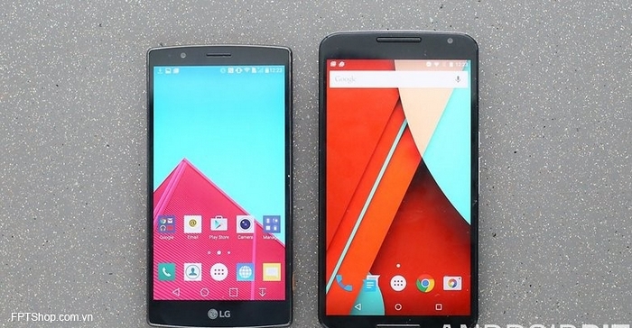 LG G4 sở hữu thiết kế tinh tế hơn nhiều so với Nexus 6