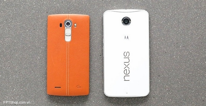 LG G4 sở hữu thiết kế tinh tế hơn nhiều so với Nexus 6