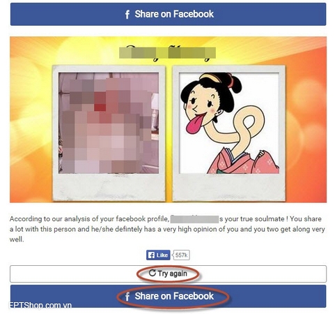 Tìm tri kỉ bằng ứng dụng trên Facebook