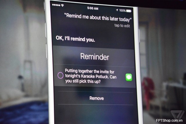 Siri trên iPad Pro
