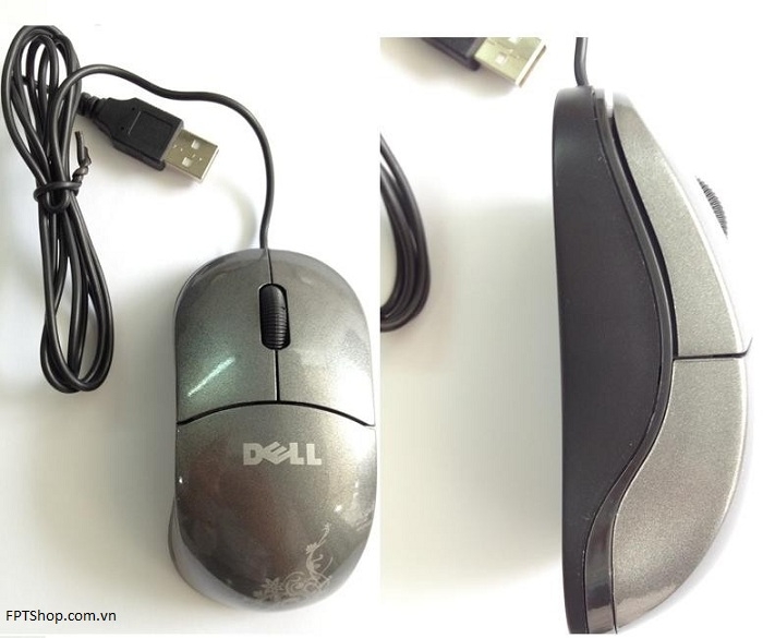 Chuột dây quang Dell hoa 1200DPI
